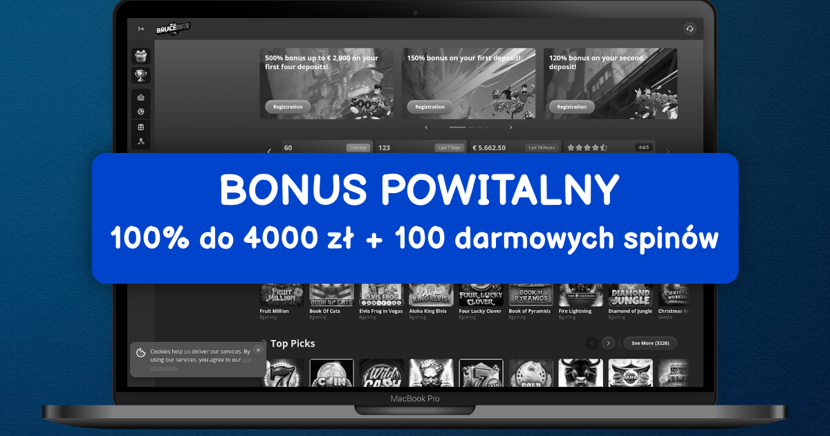 Bruce Bet Casino welcome bonus